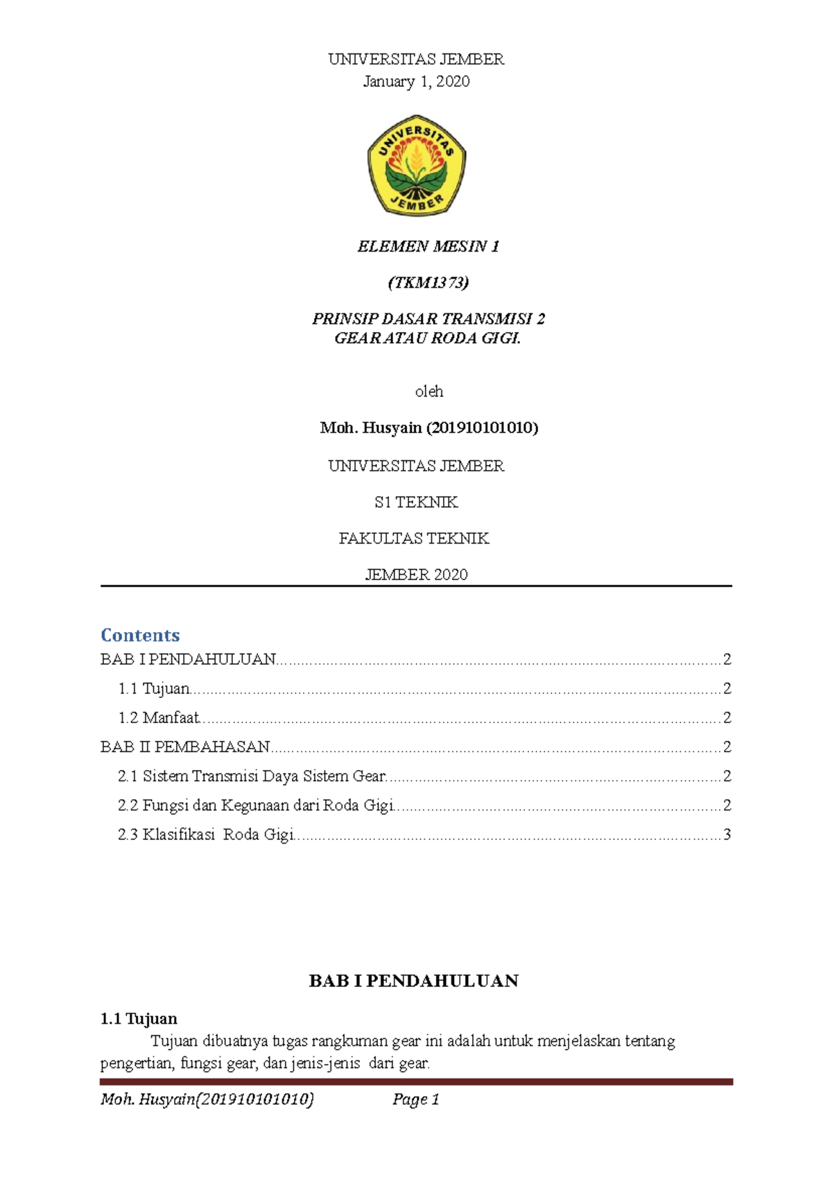 Pengertian GEAR DAN Fungsi Serta Jenis- Jenis GEAR - January 1, 2020 ...