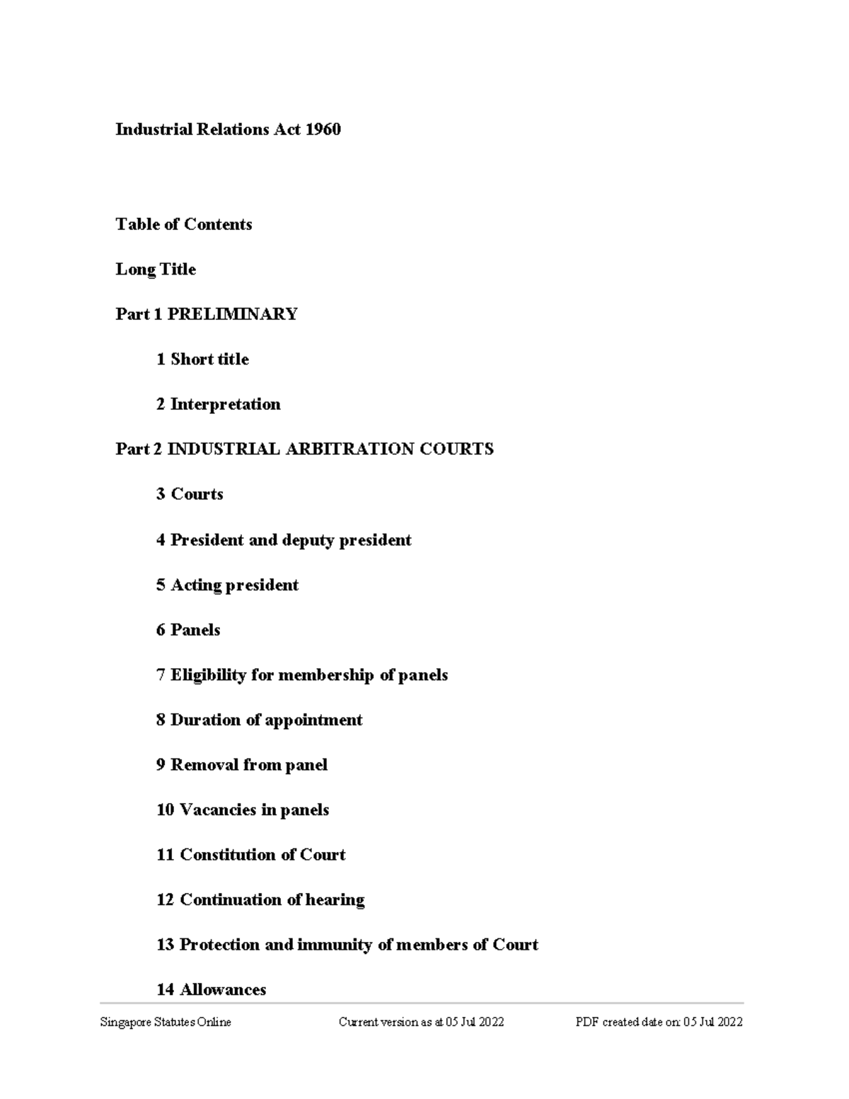 industrial-relations-act-1960-tendered-in-evidence-73-inspection-of