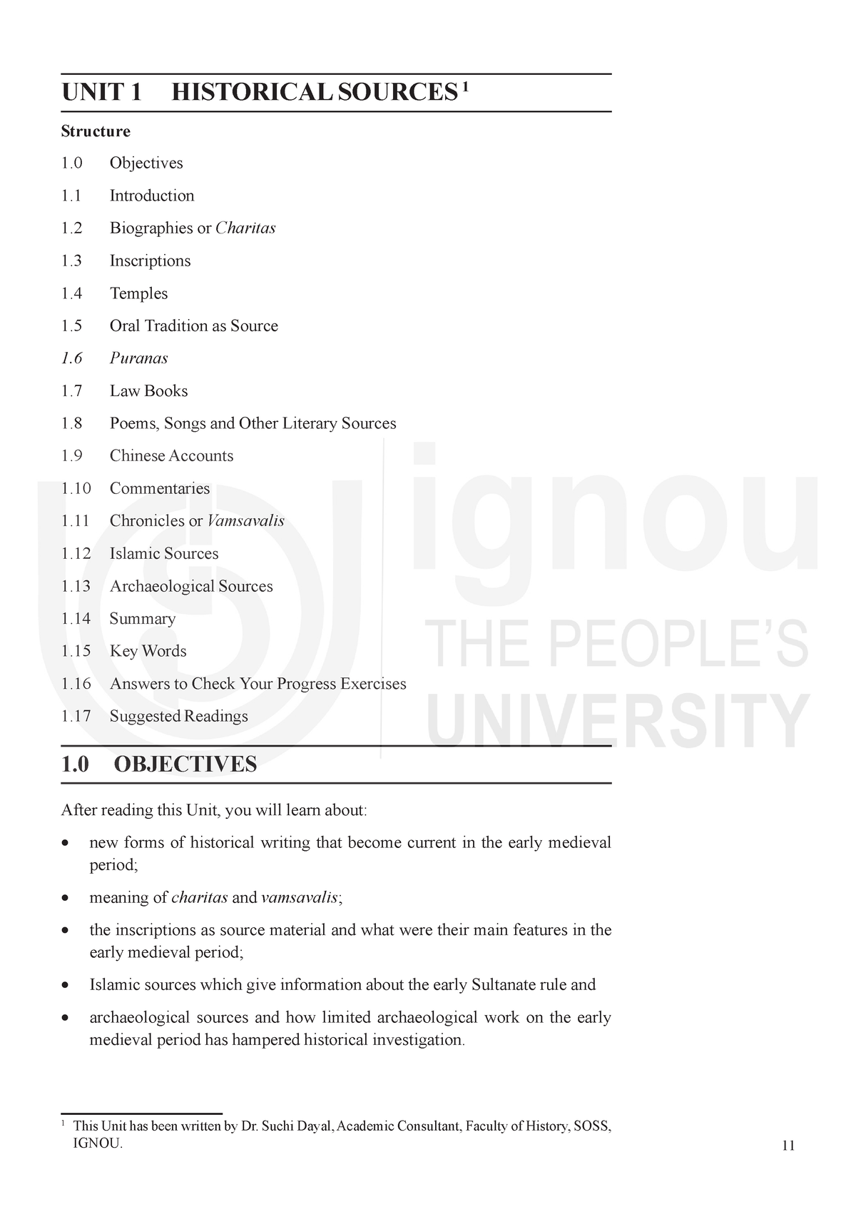 Unit-1 - B. A. History Honours - Delhi University - Studocu