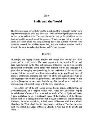 Class 2 - Lecture notes 2 - History of Medieval India - Studocu