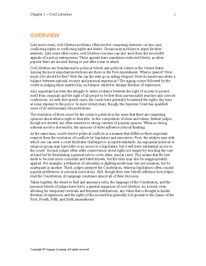 Chapter 1 Outline (Highlighted) - OVERVIEW There are two major ...