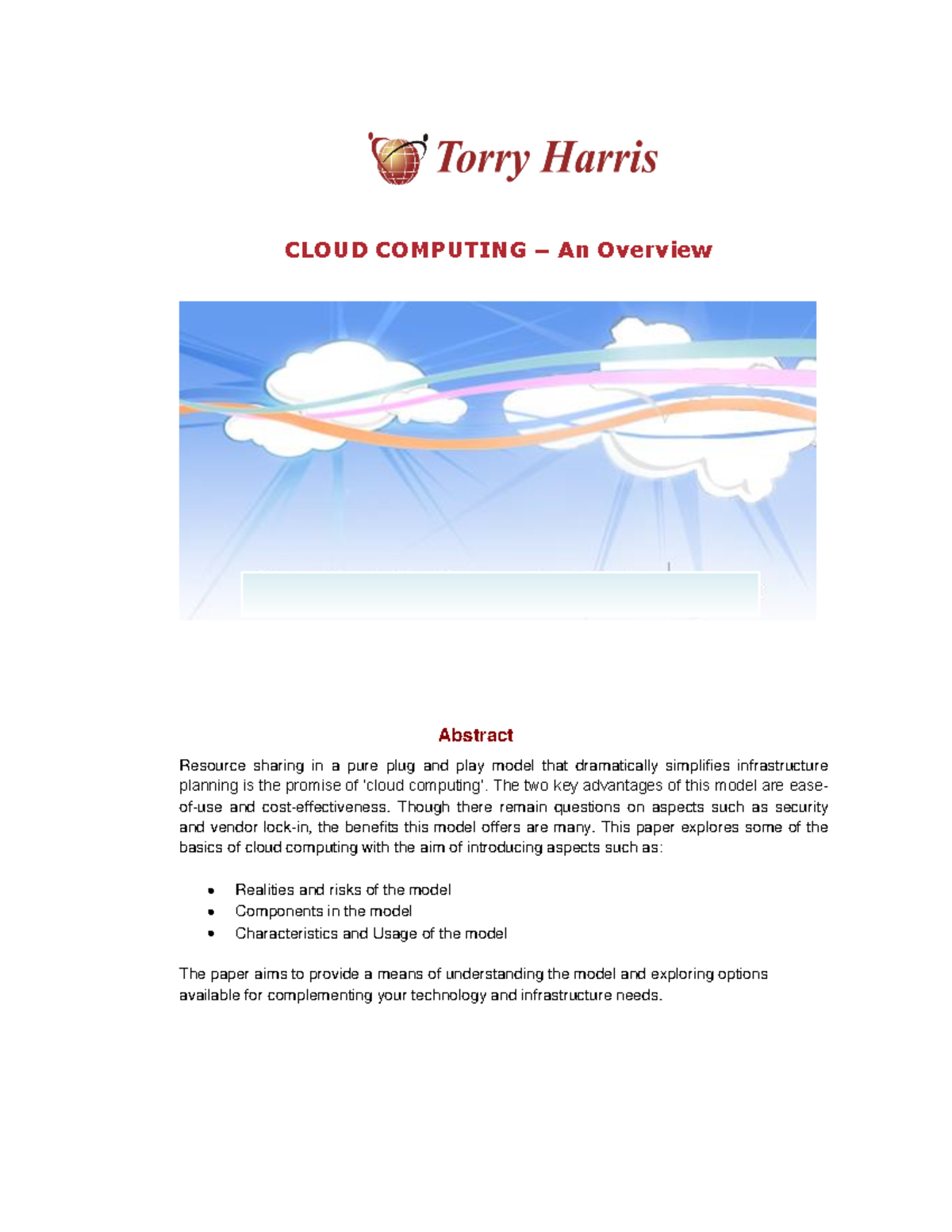 Abstract Resource sharing in a pure plug and