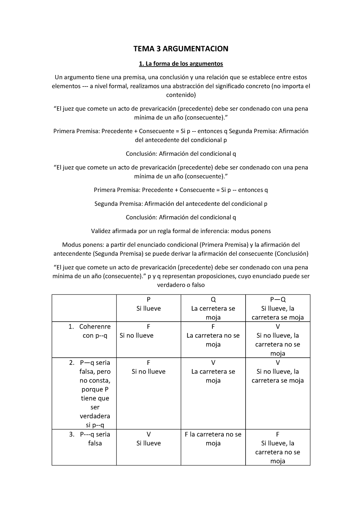 TEMA 3 Argumentacion - TEMA 3 ARGUMENTACION 1. La Forma De Los ...