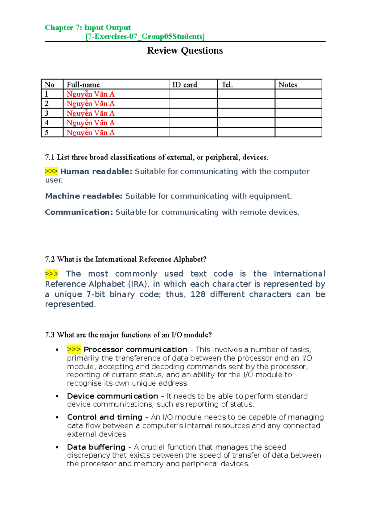 Chapter 07 Son - Module B: Computations Module B: Basic ...