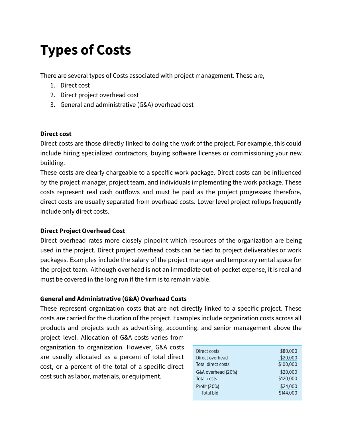 types-of-costs-in-project-management-types-of-costs-there-are-several