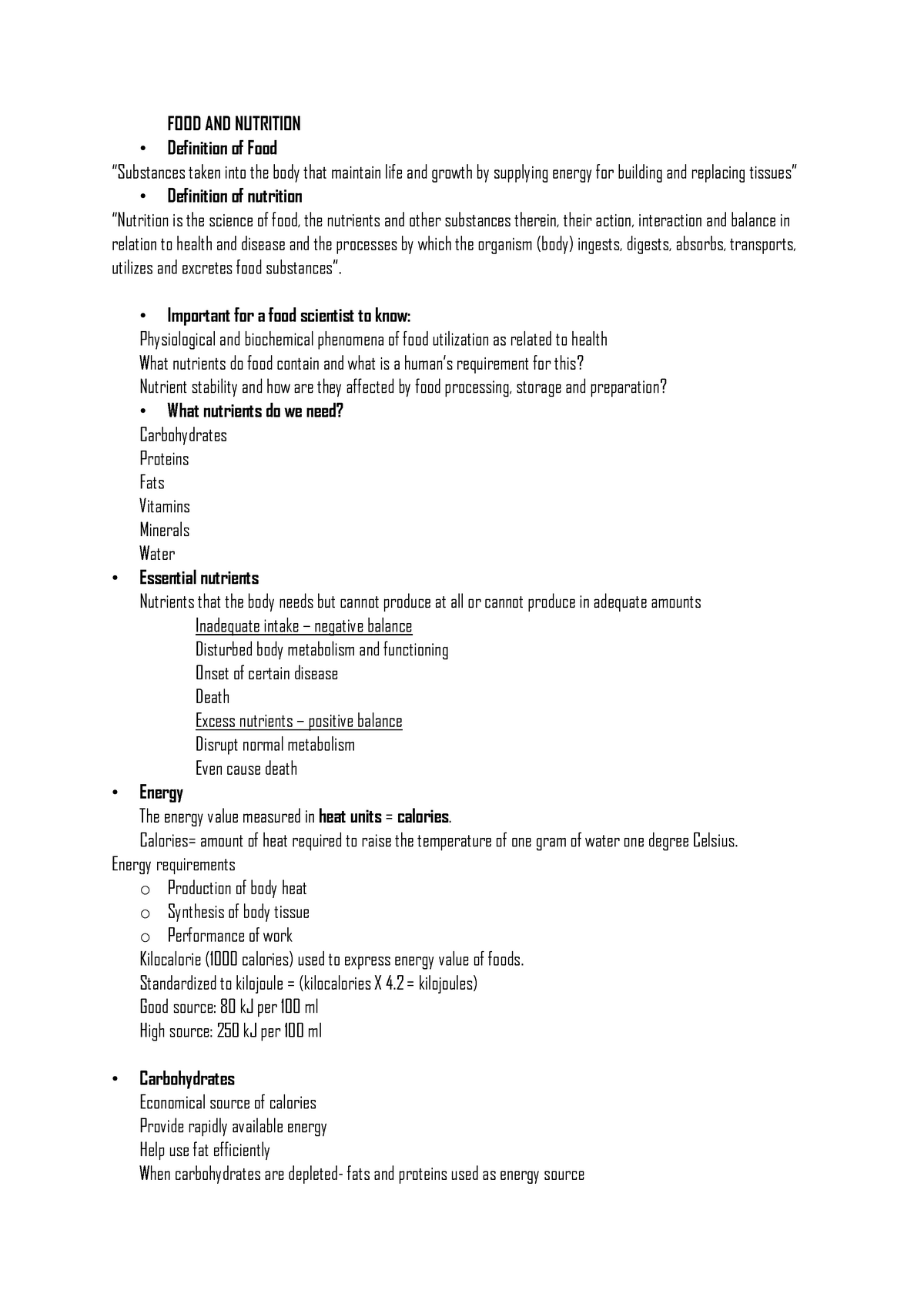 food-and-nutrition-lecture-summary-food-and-nutrition-definition-of