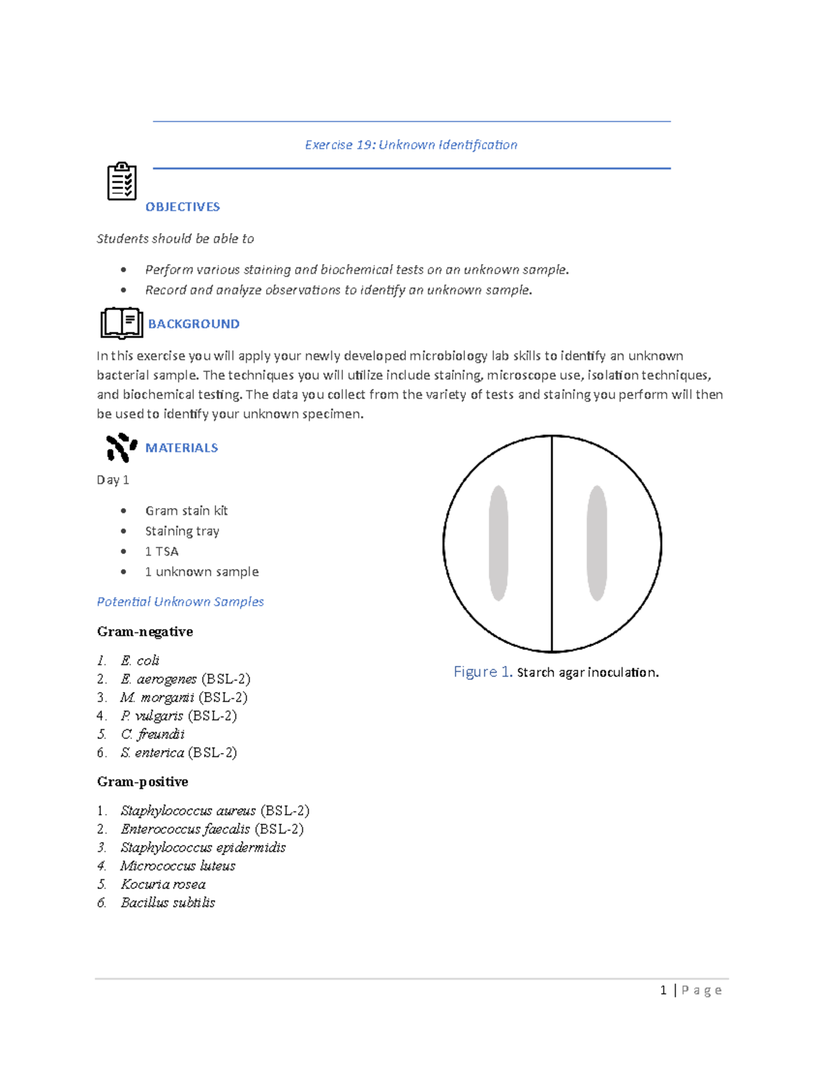3- Tissues-S - tissues - Exercise 19: Unknown Identification OBJECTIVES ...