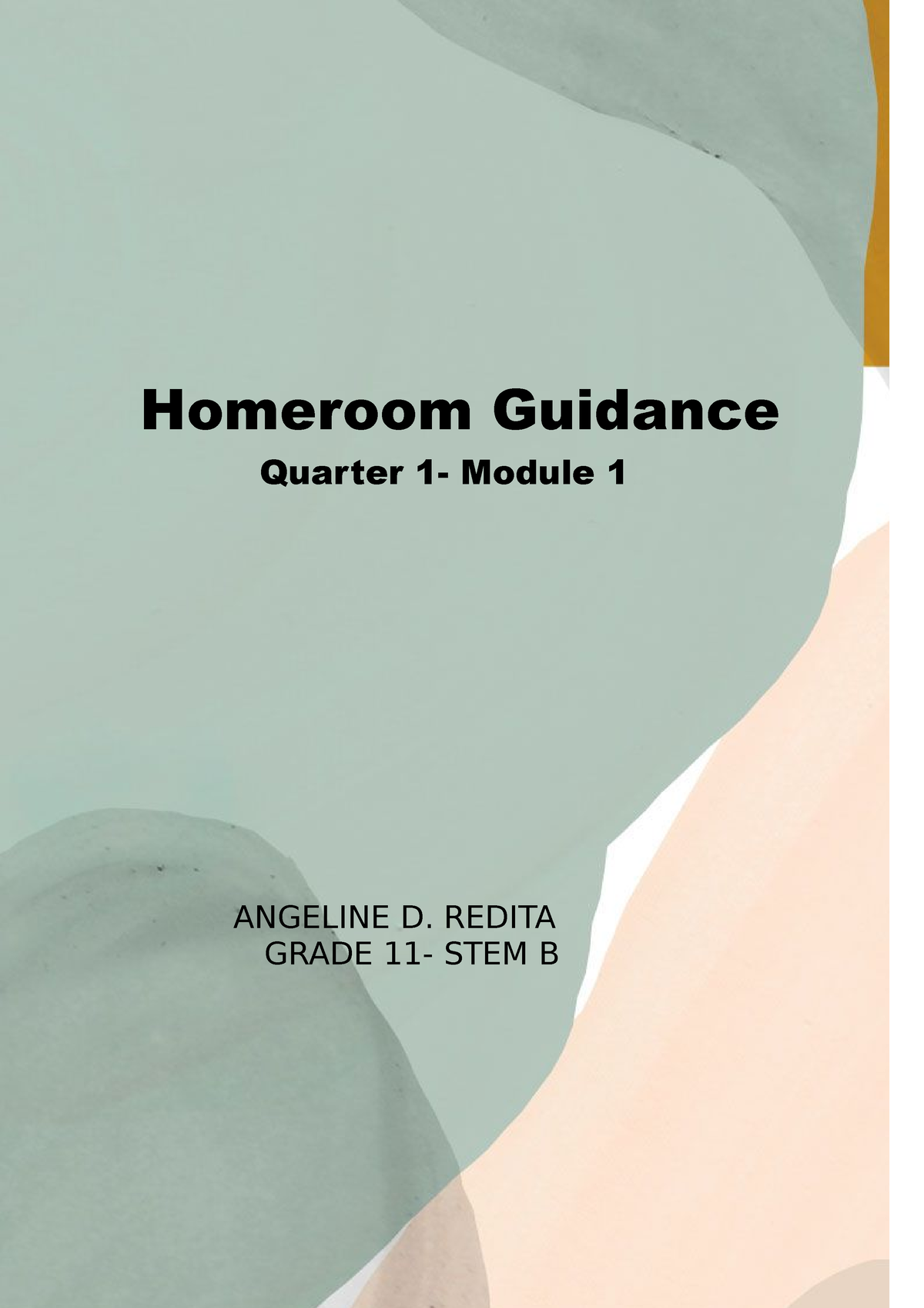 Homeroom Guidance Q1 Module 1 Homeroom Guidance Quarter 1 Module 1   Thumb 1200 1698 