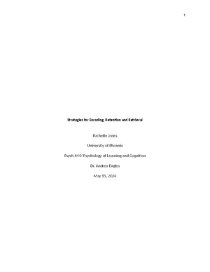 574 Creating Value Through Operations Reflection One - Competency 1 ...