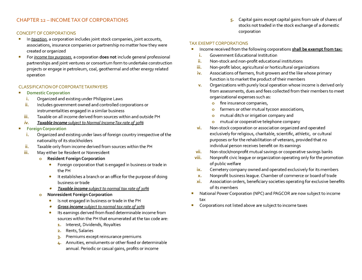 chapter-12-income-tax-of-corporations-chapter-12-income-tax-of