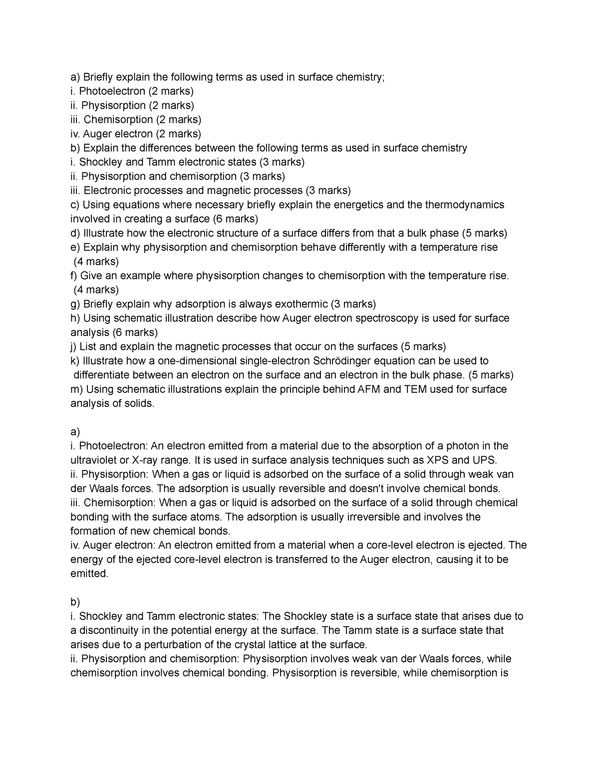 a-briefly-explain-the-following-terms-as-used-in-surface-chemistry