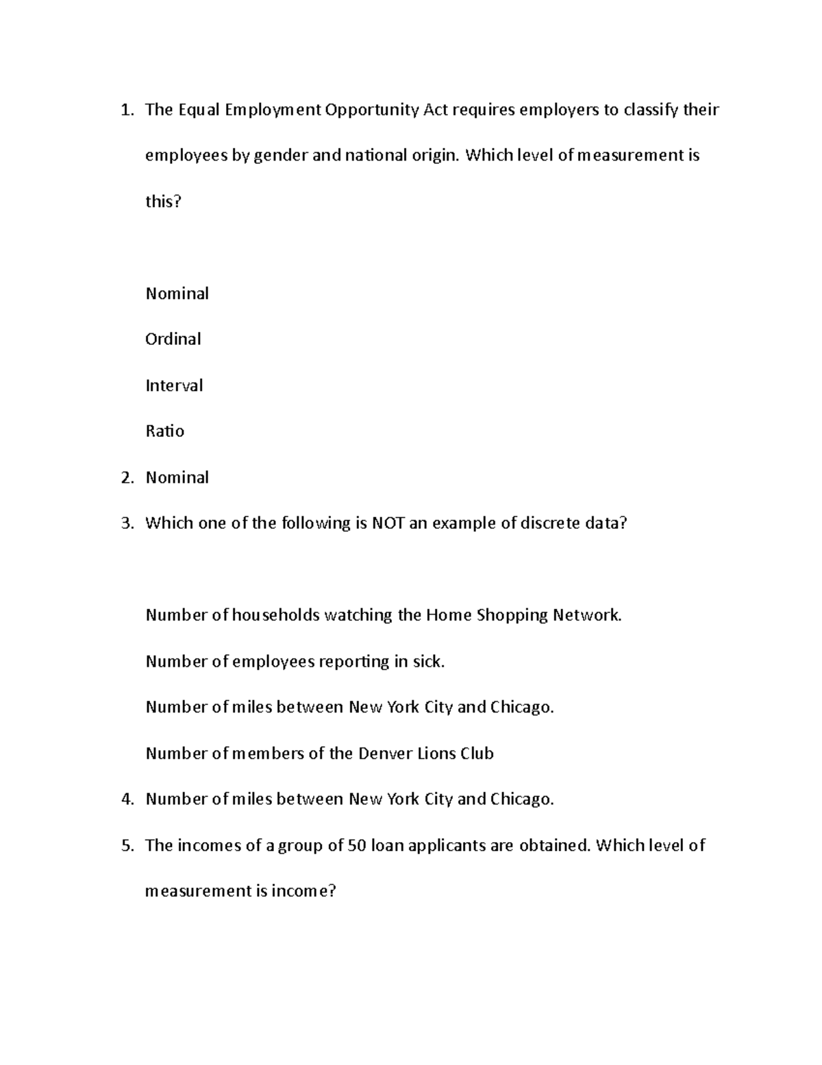 Busmgt 240 21 - The Equal Employment Opportunity Act requires employers ...