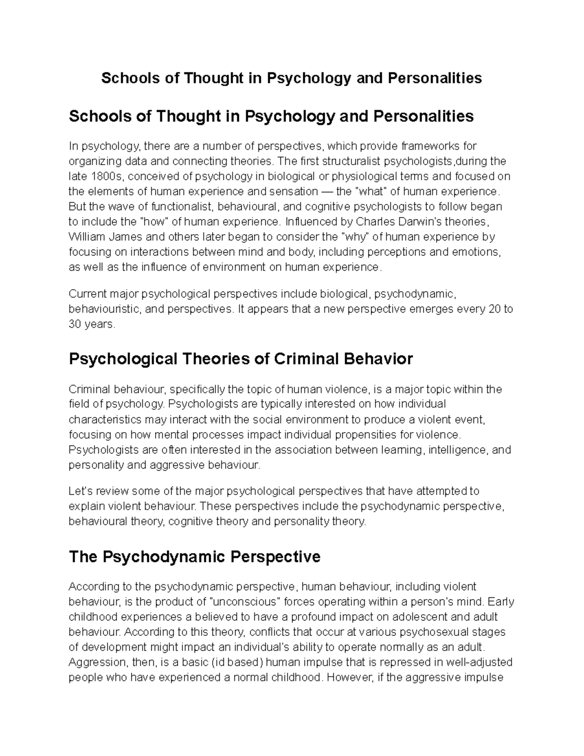 schools-of-thought-in-psychology-and-personalities-the-first