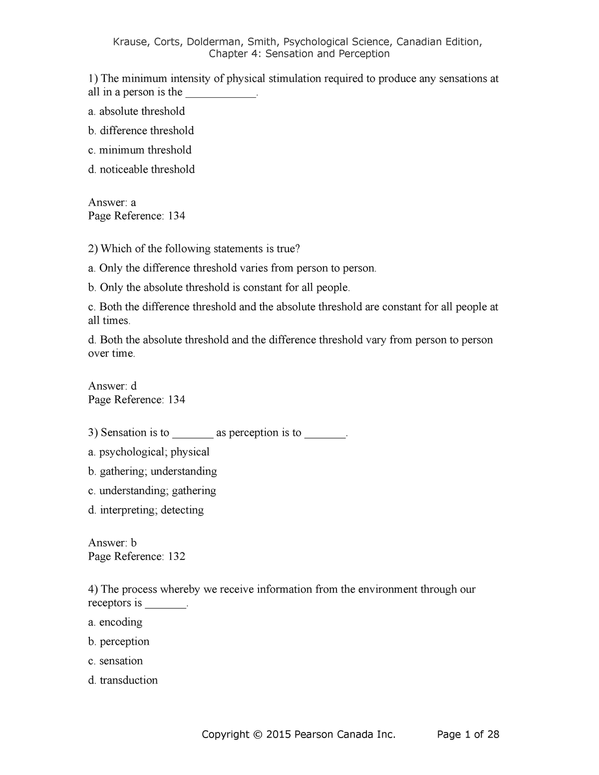 Chapter 04 General Bank Multiple Choice QuestionsTIF