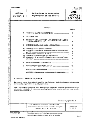 UNE 1032-1982 Principios Generales DE Representación - CDU 744 Bre ...