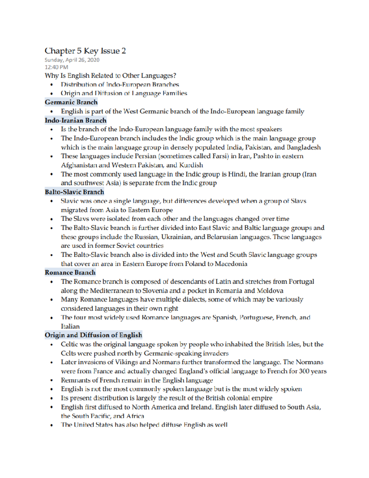 Chapter 5 - in class and textbook notes - GEOG 1302 - Studocu