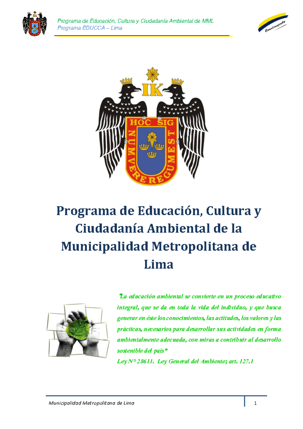 Programa Educca MML 2017-2022 - Programa de Educación, Cultura y ...