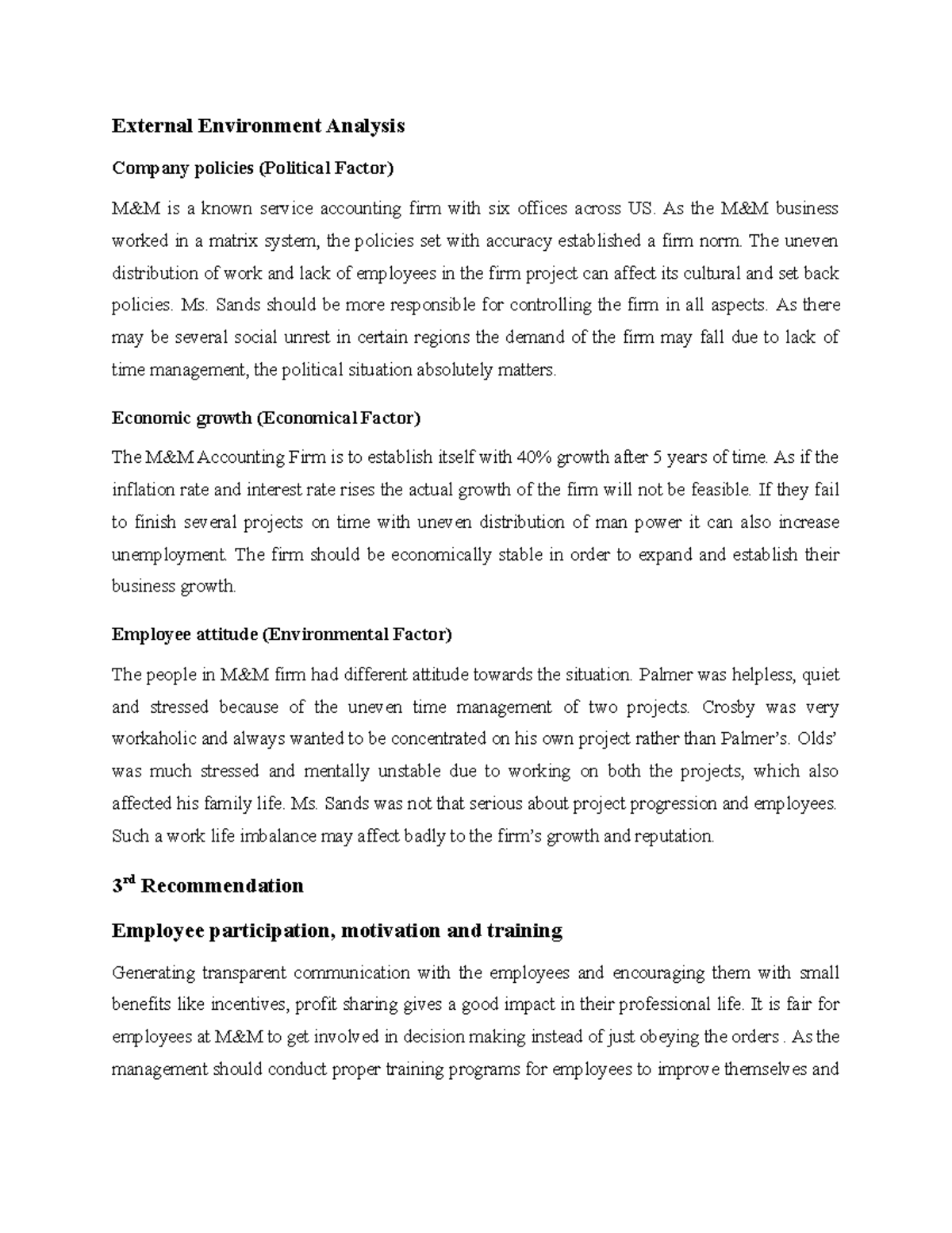 External Environment Analysis - External Environment Analysis Company ...