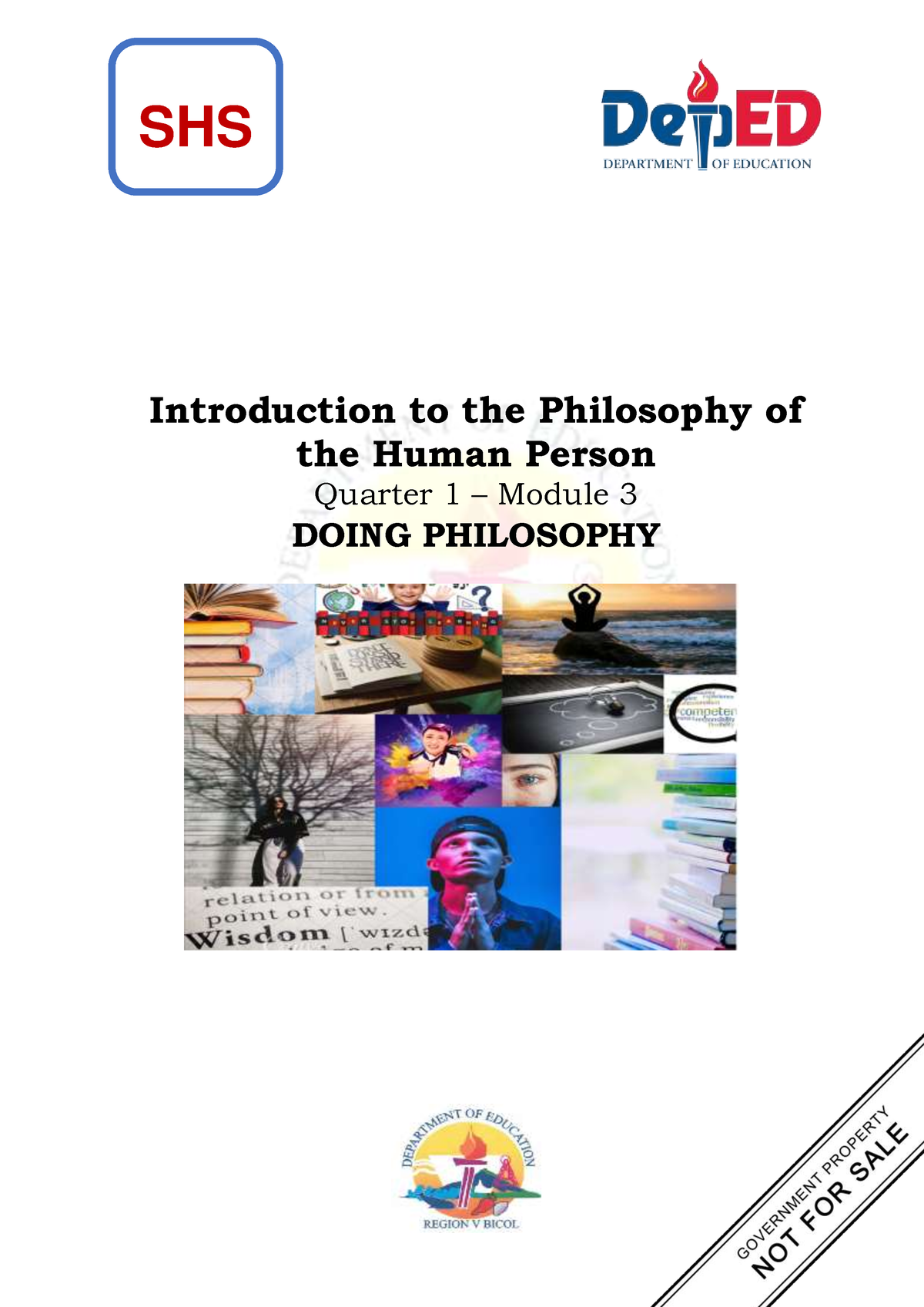 Philo Q1 M3 Heyyooo Introduction To The Philosophy Of The Human Person Quarter 1 Module 3 3436