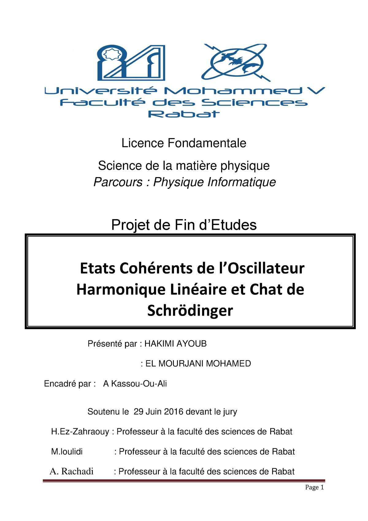 SDIC-PL0334 - Pfe Chmie - Licence Fondamentale Science De La Matière ...