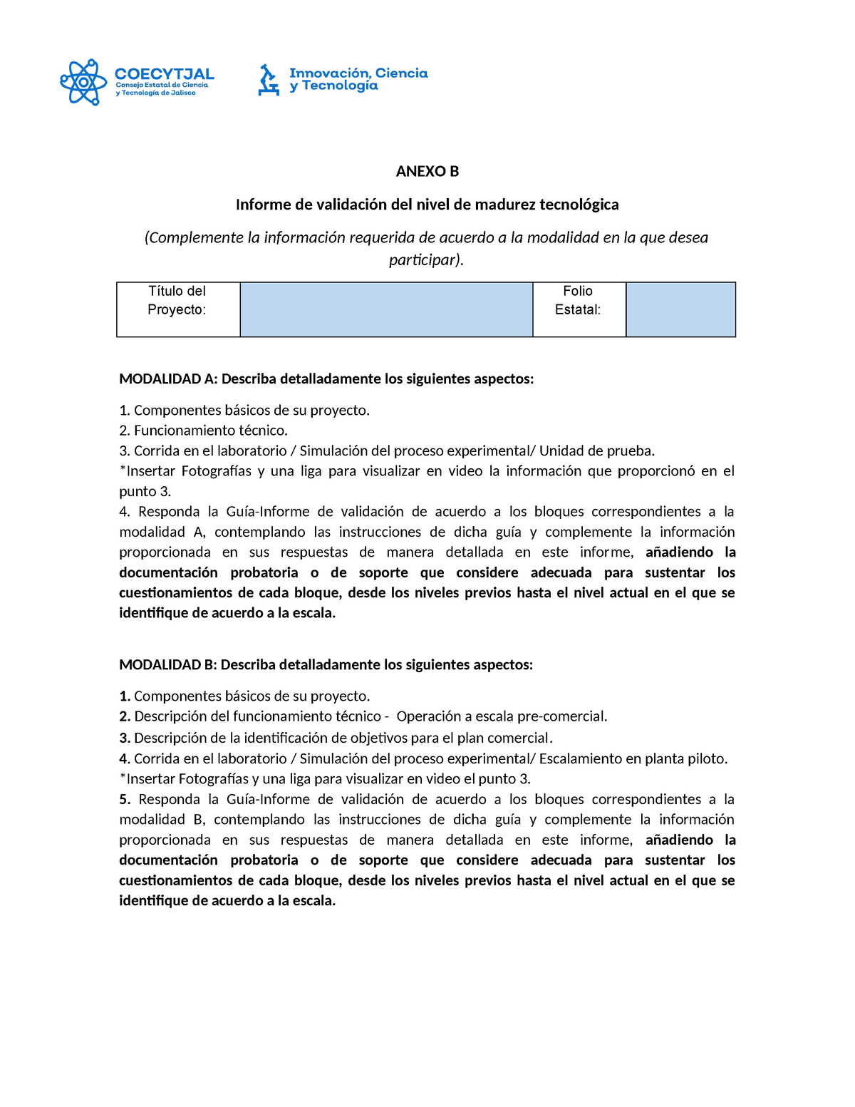 VF Anexo B Informe Madurez CM Proyectos 2023 - ANEXO B Informe De ...