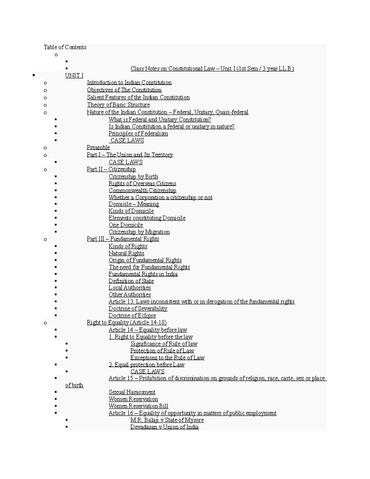 class-notes-on-constitutional-law-unit-i-right-to-equality-before