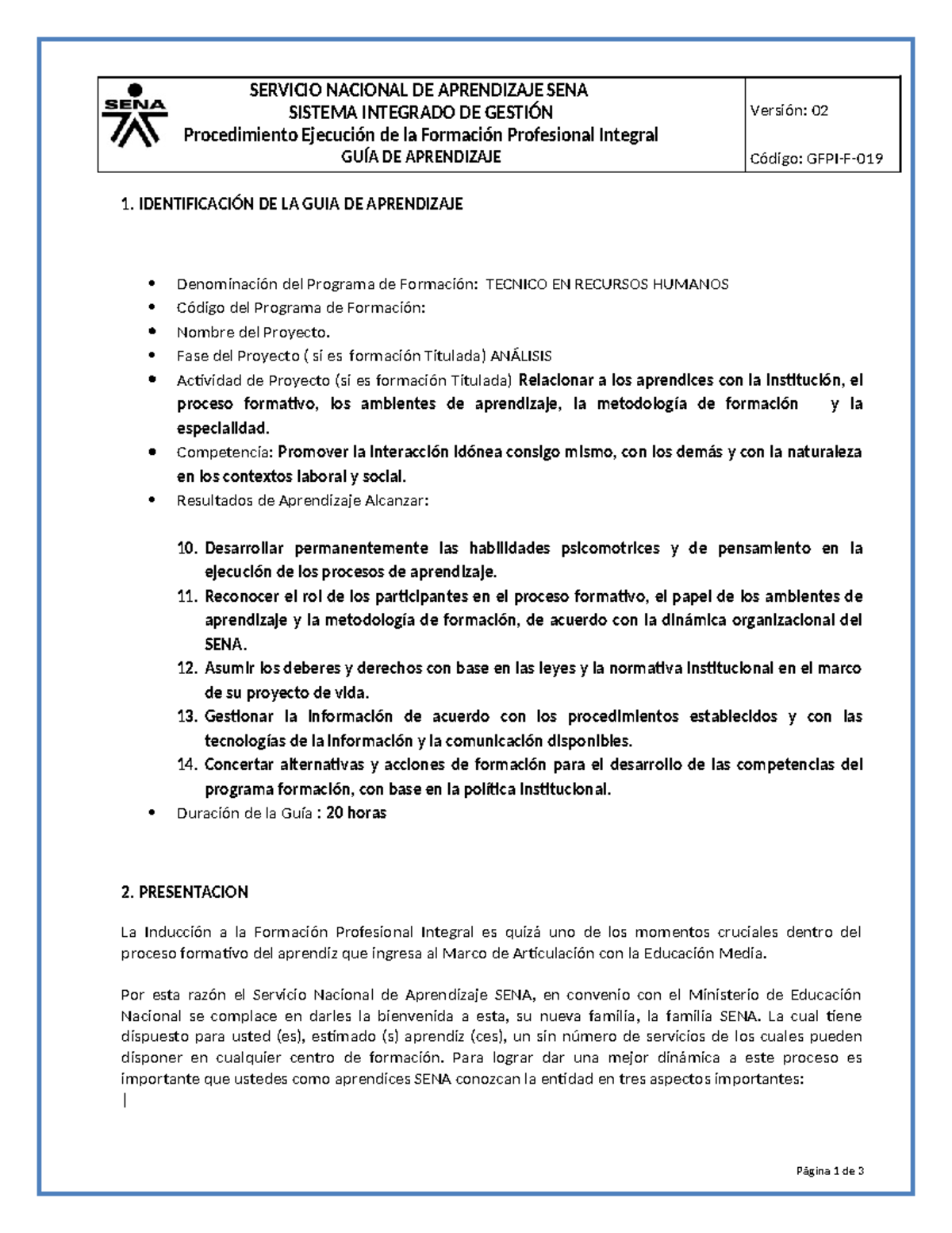 GUIA Induccion - dafsf - SERVICIO NACIONAL DE APRENDIZAJE SENA SISTEMA ...