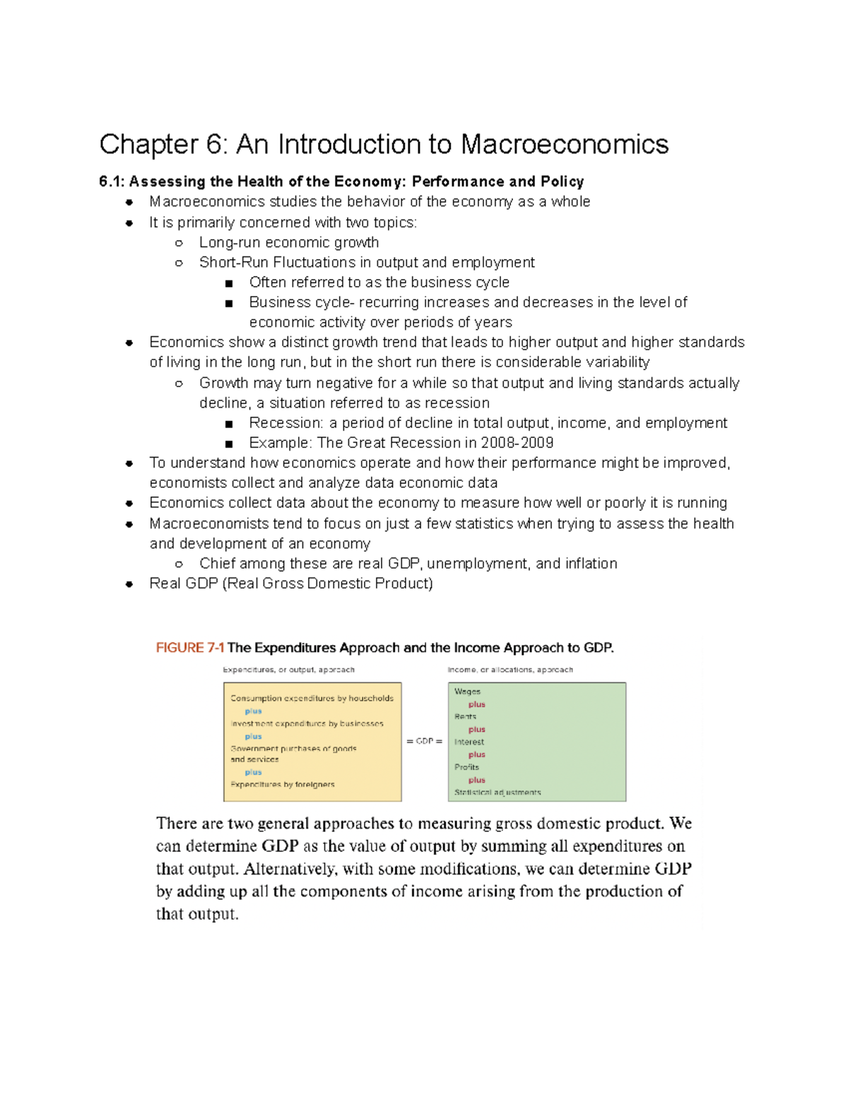 ECNNotes - Macroeconomics Notes Chapter - Chapter 6: An Introduction To ...