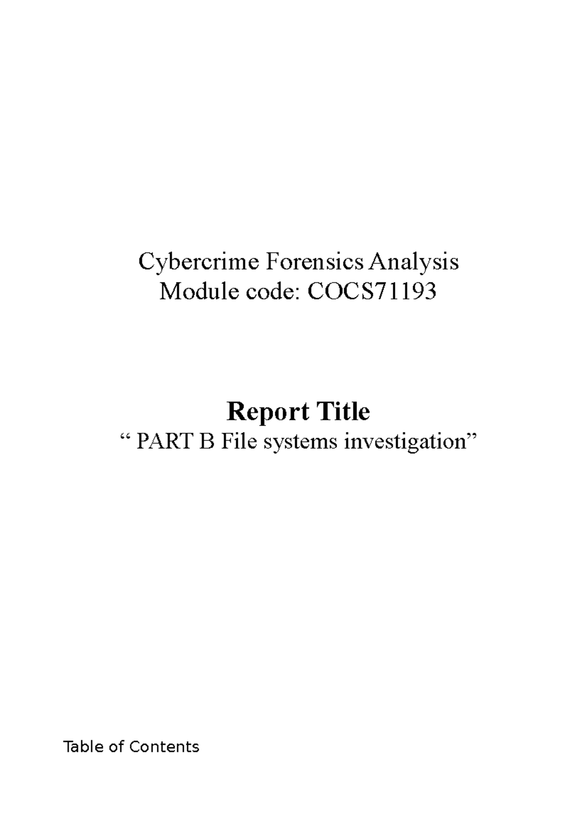 Hadoop cybercrime learning outcomes being assessed by this portfolio