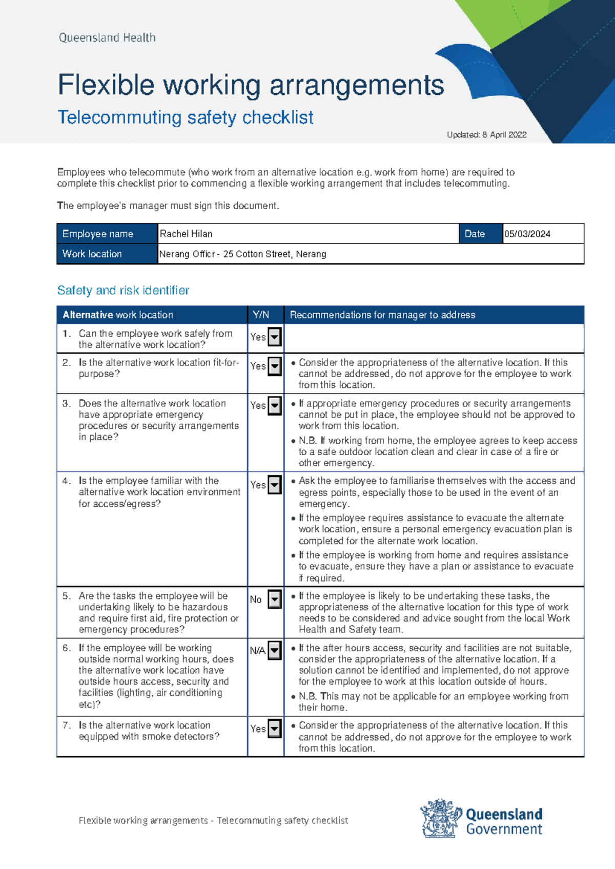 WORK FROM HOME DOC - read - Flexible working arrangements ...