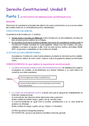 Examen final de derecho constitucional - EXAMEN DERECHO CONSTITUCIONAL ...
