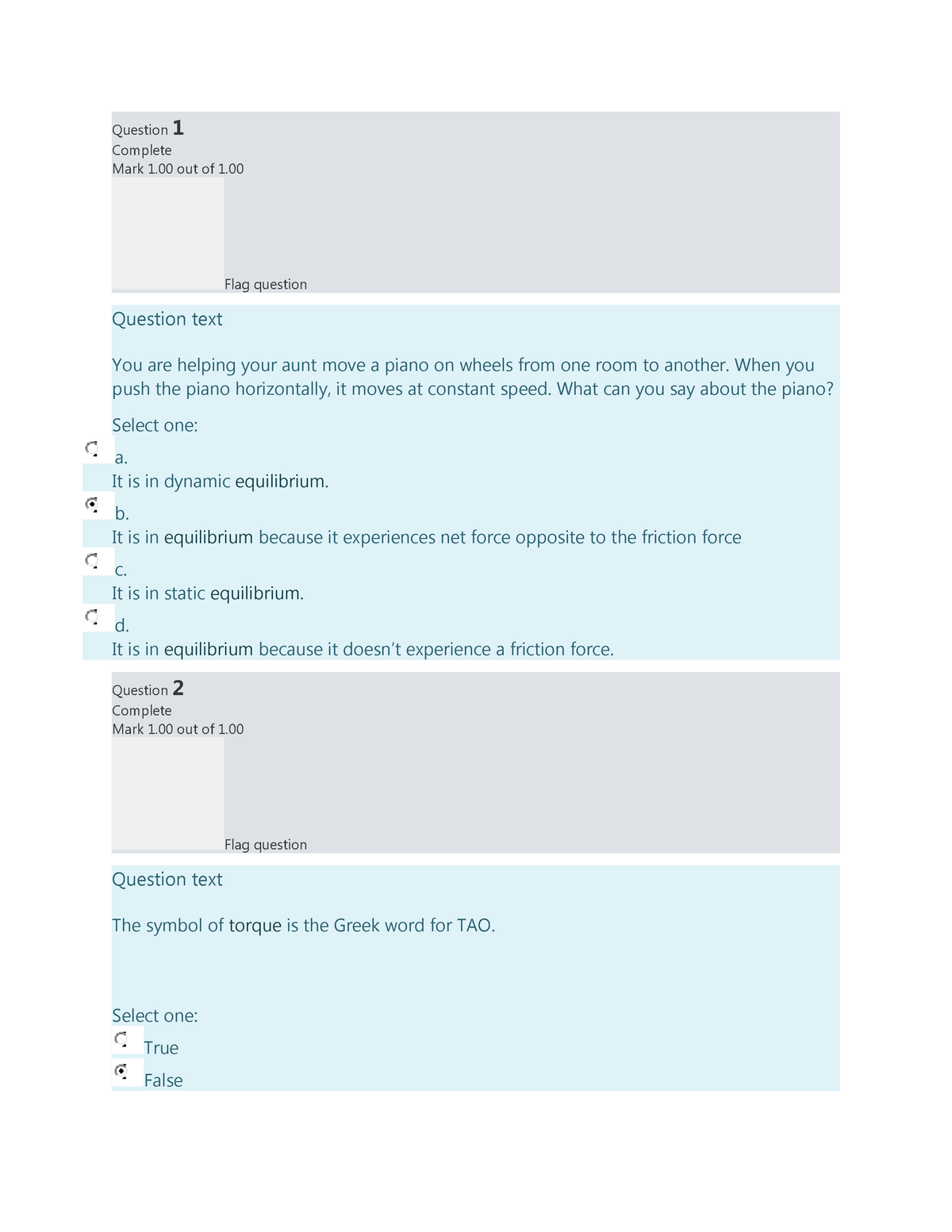 Pdfcoffee Pdfcoffee Pdfcoffee Pdfcoffee - Question 1 Complete Mark 1 ...