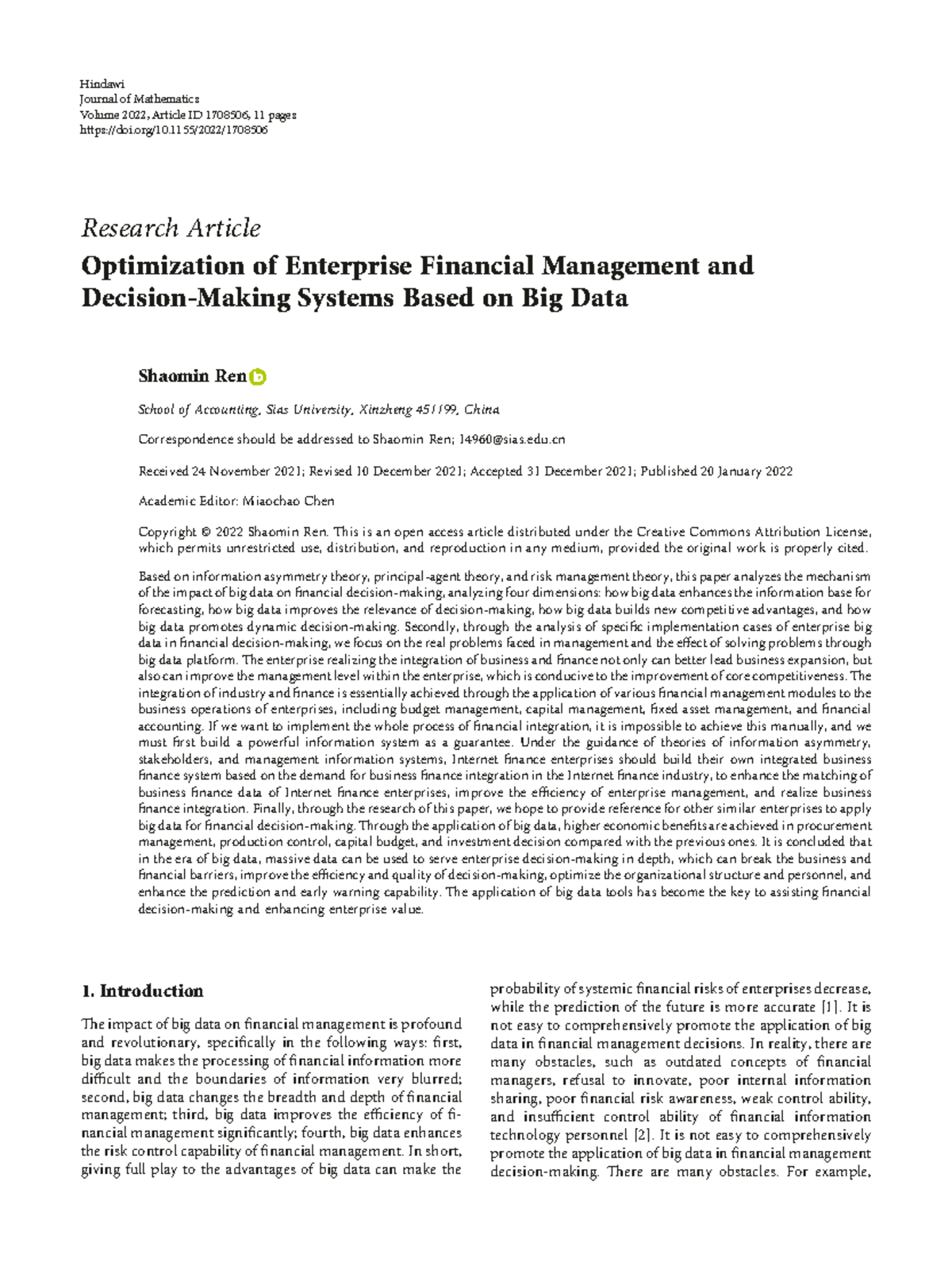 optimization-of-enterprise-fin-research-article-optimization-of