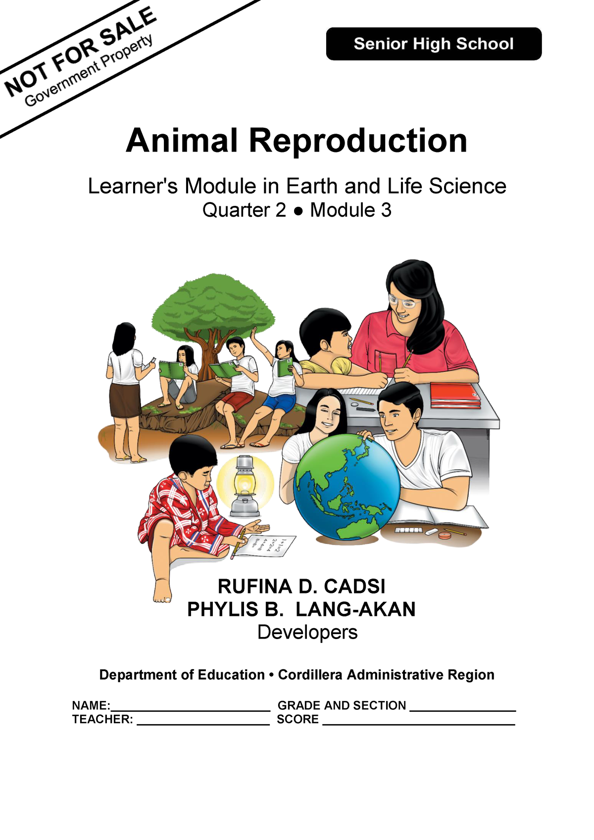 ELS11 12 q2mod3 animal-reproduction cadsi lang-akan bgo v0 - Animal  Reproduction Learner's Module in - Studocu