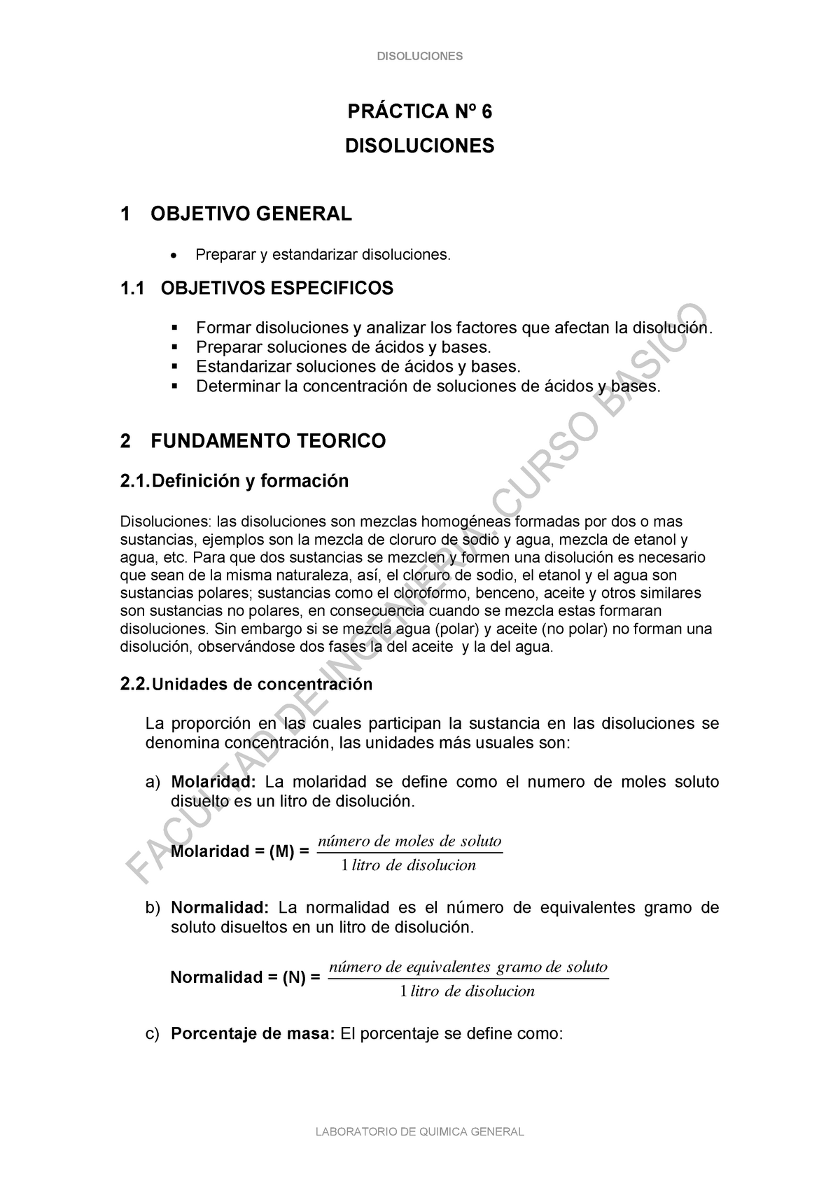 Practica No 6 Disoluciones 2020 - Laboratorio De Química General - UMSA ...