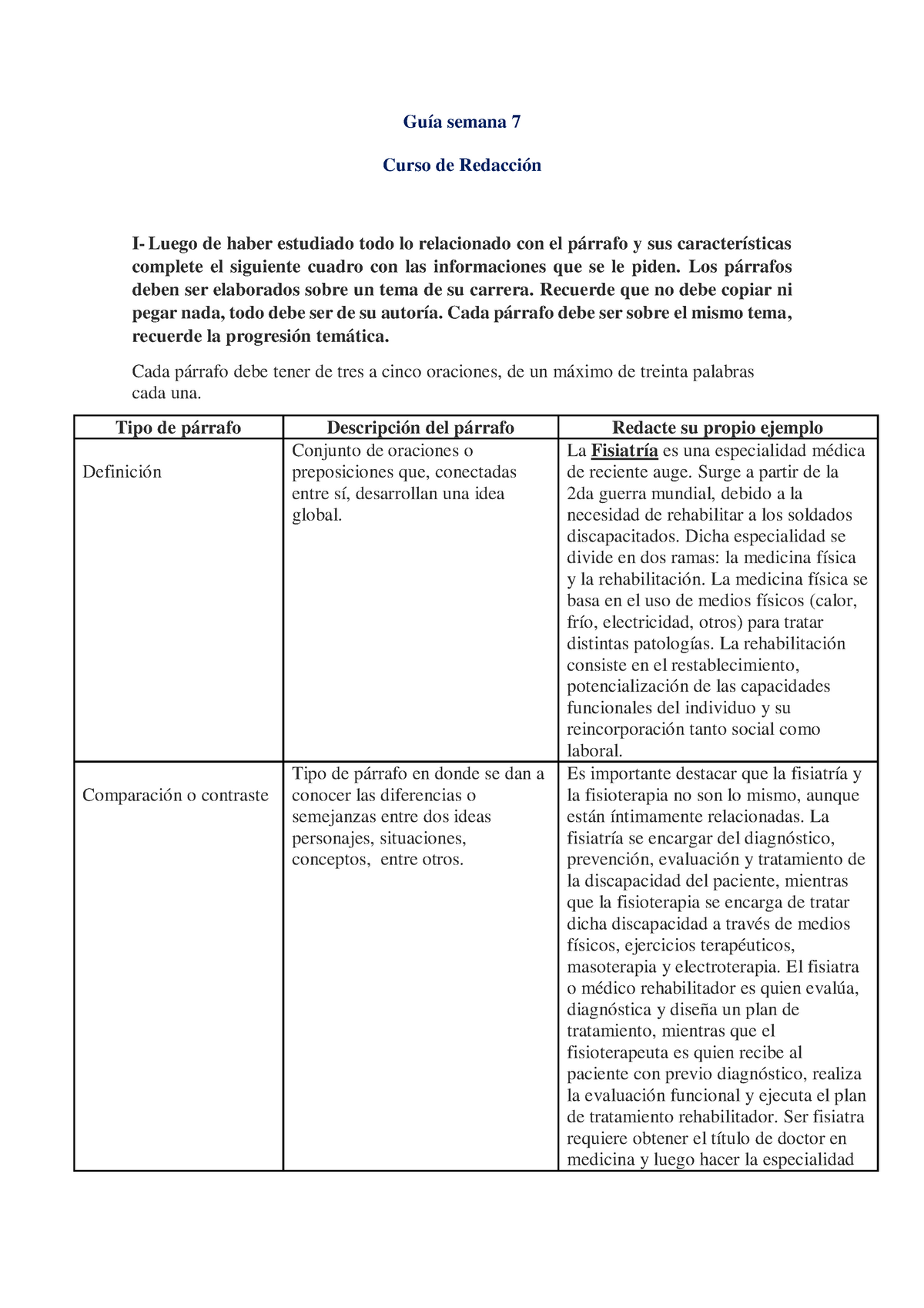 Guía De La Semana 7 (completo) - Semana 7 Curso De Luego De Haber ...