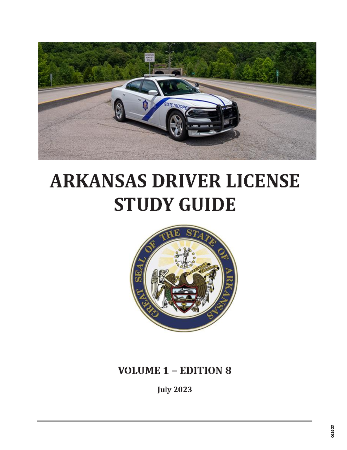 ArkansasDLManualEnglish July2023 ARKANSAS DRIVER LICENSE STUDY