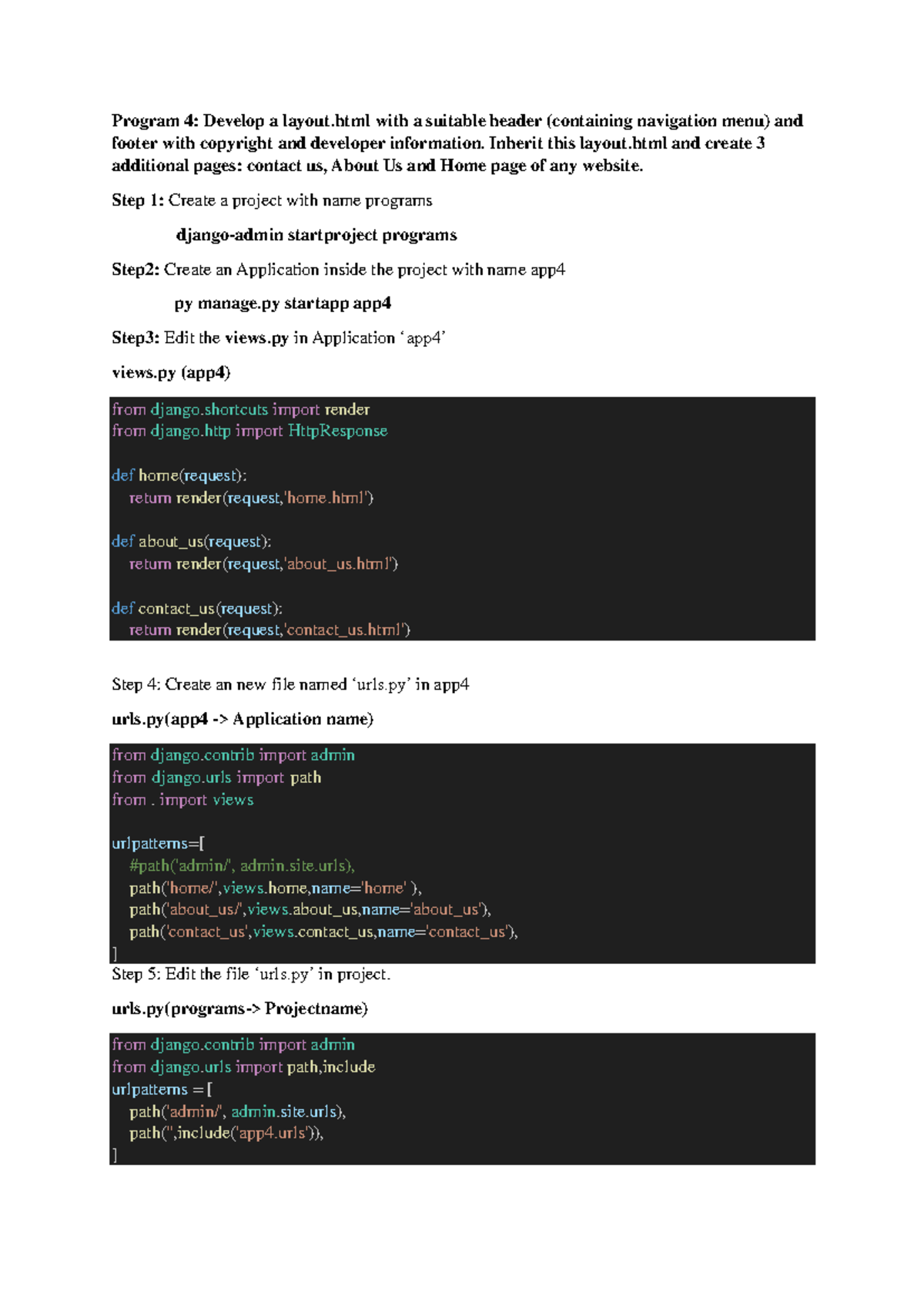 Fsd pro 4 - mmmm - from django import render from django import ...