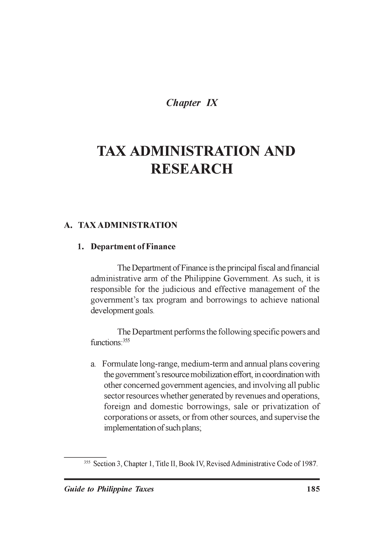 research paper on tax administration
