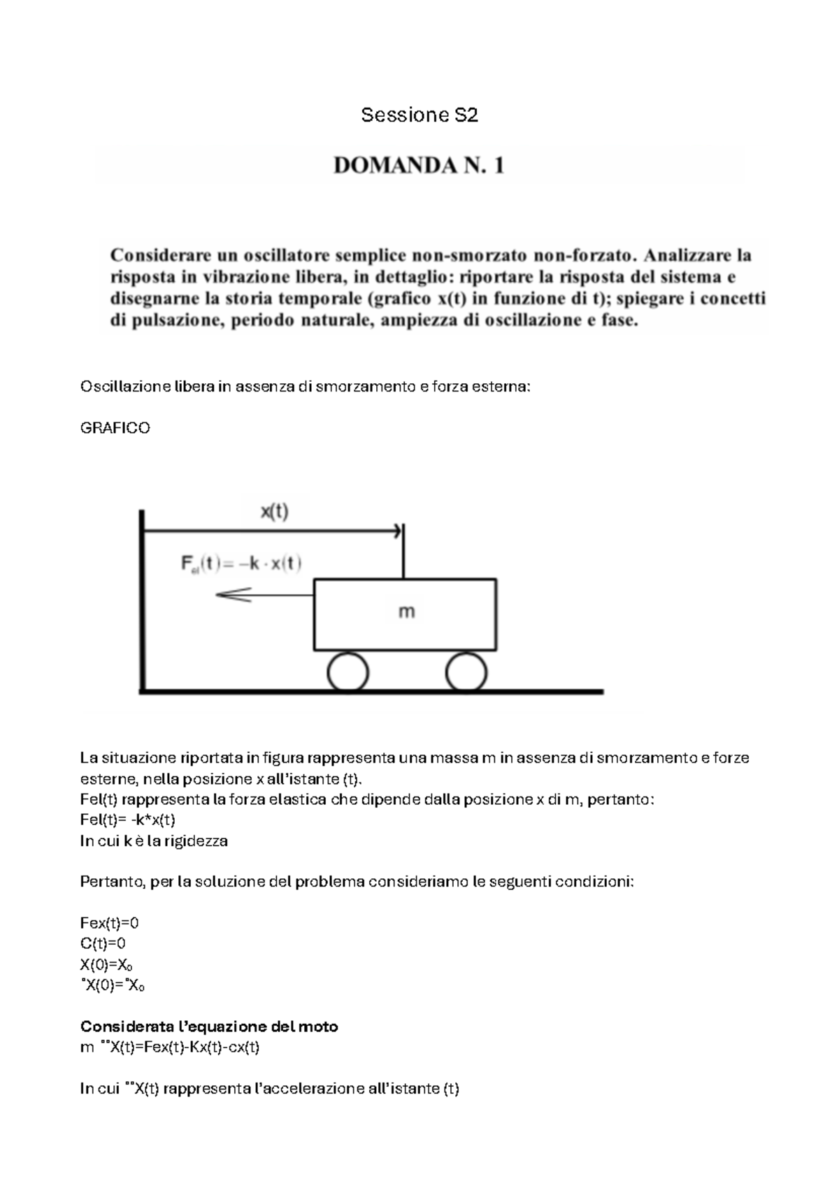 MOTO ARMONICO SMORZATO: INFLUENZA DEL RAPPORTO DI SMORZAMENTO - Ppt - Foto 10