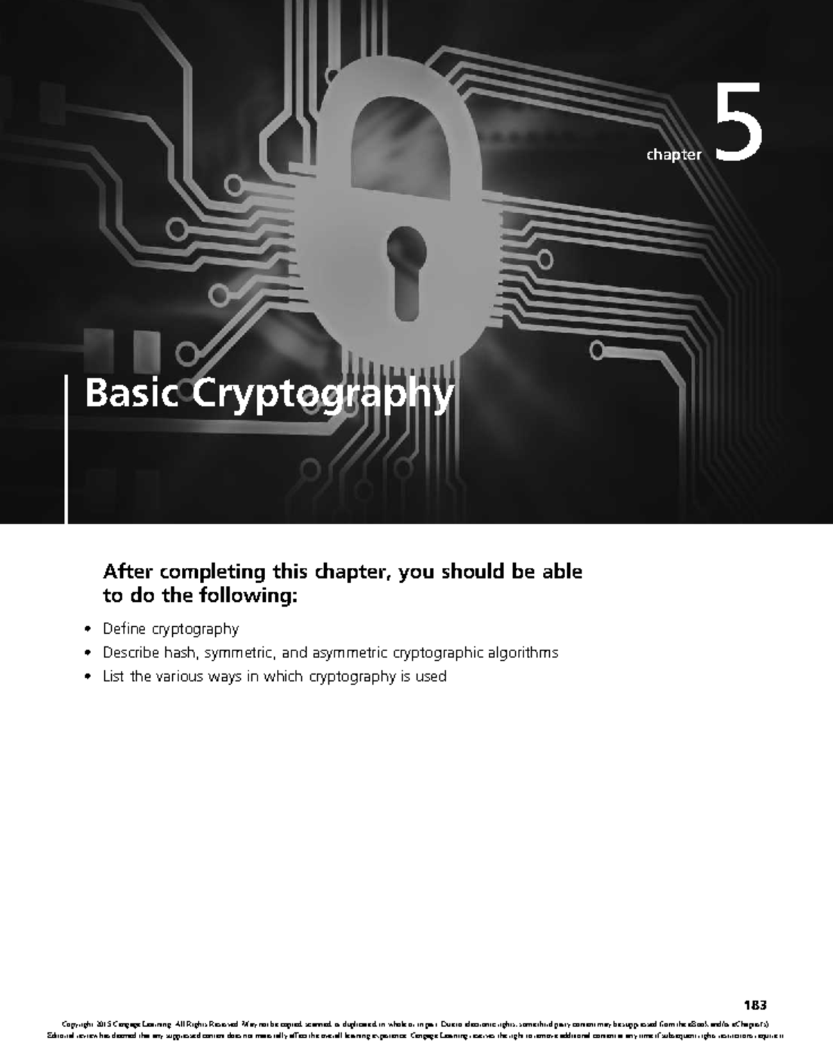 Chapter 5 Basic Cryptography - Studocu