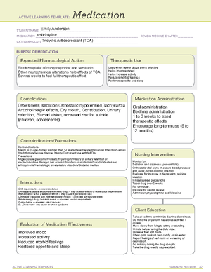 Captopril - ati med sheet - ACTIVE LEARNING TEMPLATES THERAPEUTIC ...