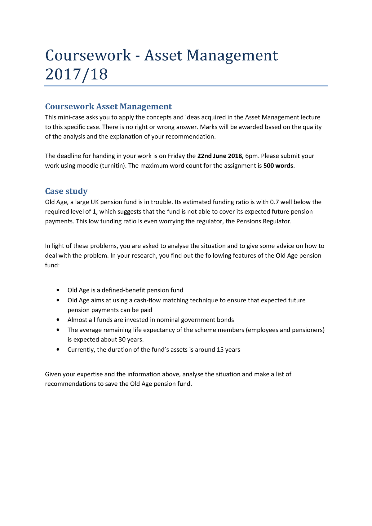 asset management case study examples