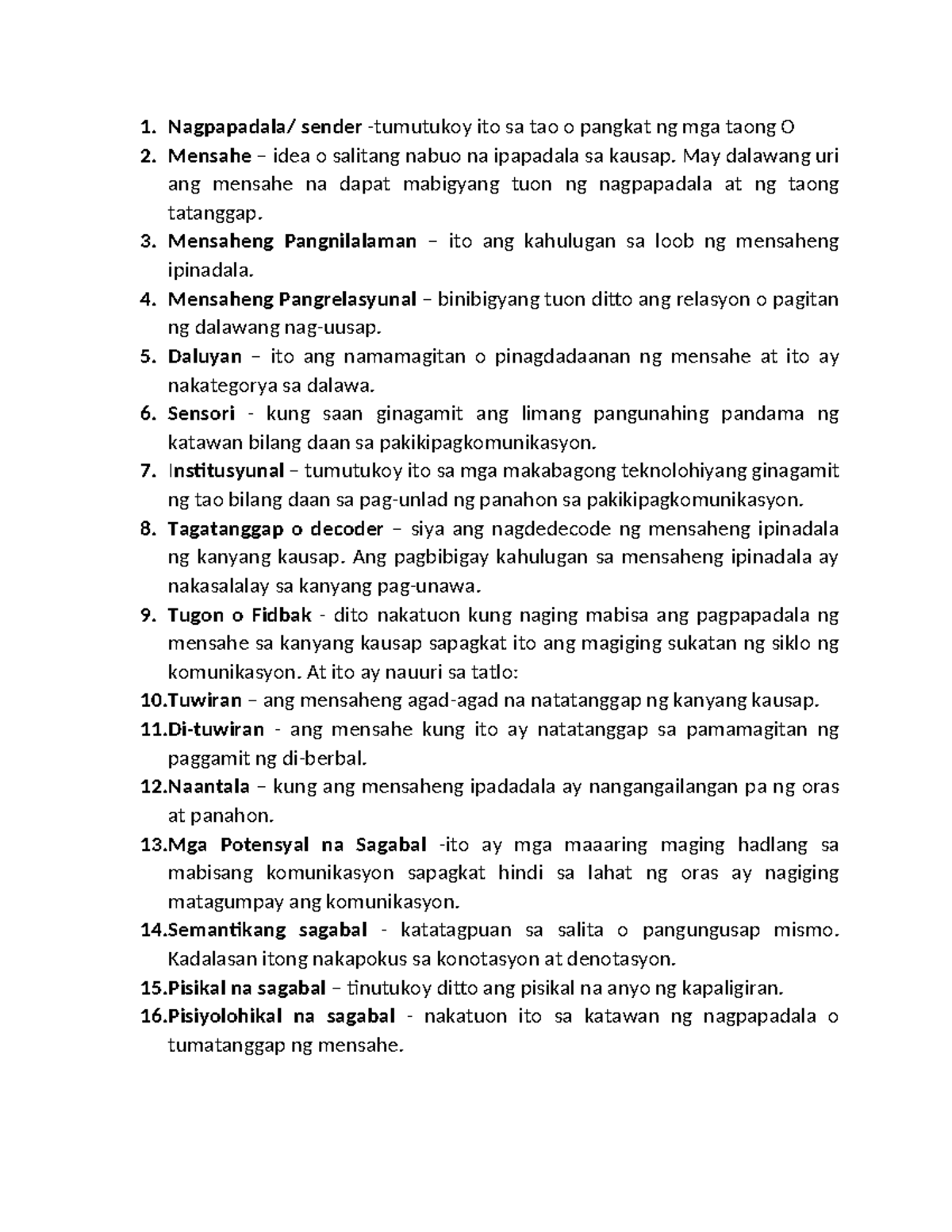 Modyul filipino - just some of my notes related to your sub ...