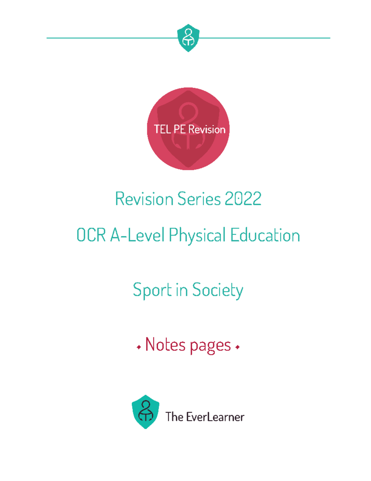 Revision Notes 2022 - OCR A-Level PE Sport in Society - Revision Series ...