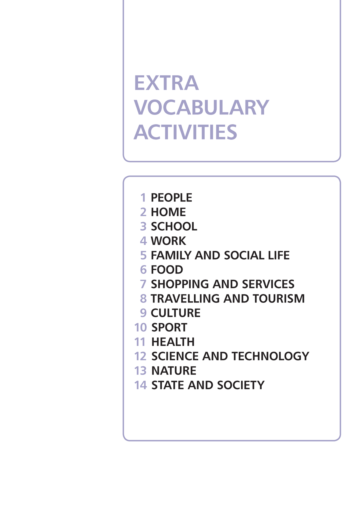 Extra activities
