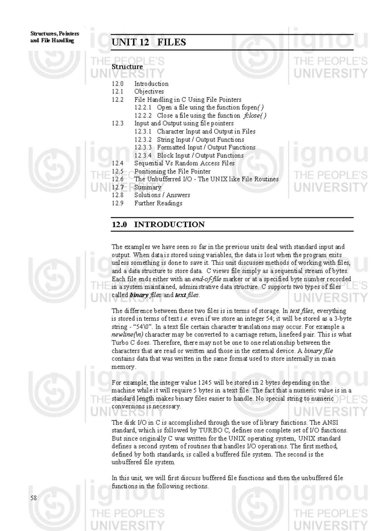 Block 3 Unit-12Files Problem Solving AND Computing - Structures ...