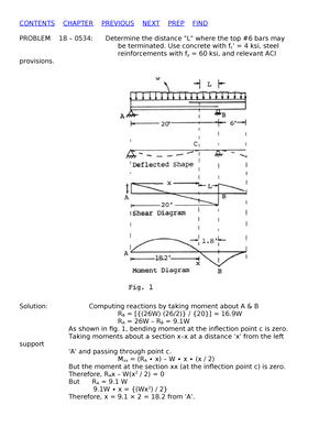 Q6 - DESIGN OF REINFORCED CONCRETE STRUCTURES - CONTENTS CHAPTER ...