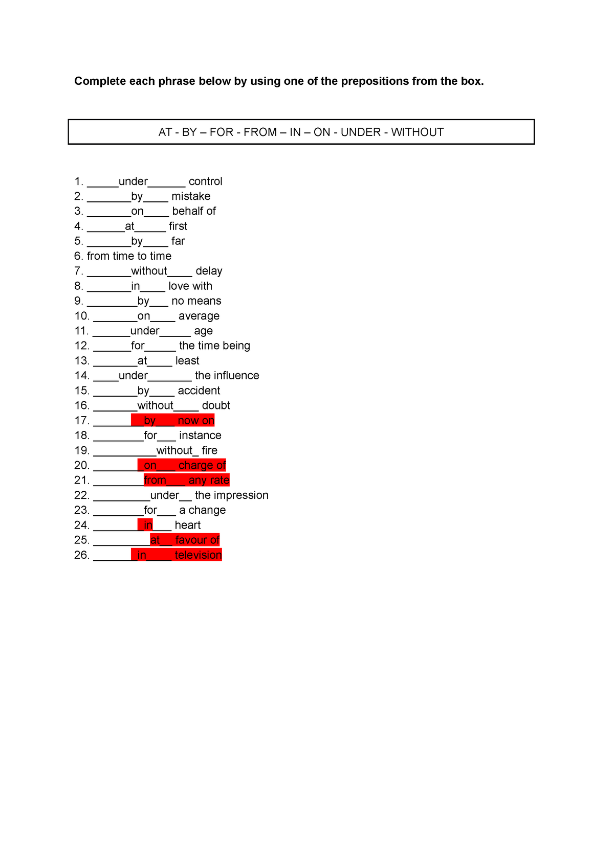 Grammar B1 - Ejercicios Inglés Gramática Para Nivel B1 Con Respuestas ...