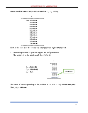 Mmw act 4 - Determining the type of mathematical statement - LEARNING ...